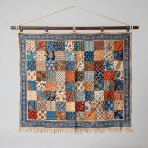 Handcrafted Cotton Patchwork Wall Hanging