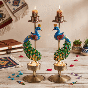Artisan Metal Decorative Candle Holder